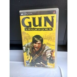 Gun Showdown Sony PSP Activision 2006 CIB Complete with Manual and Bonus Code